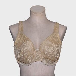 Cacique 38DD Lace Underwire Unlined Full Coverage Bra